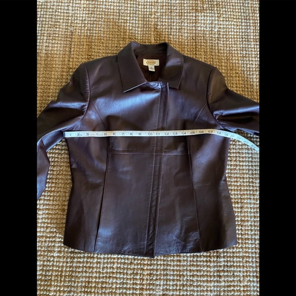 Talbots Leather Jacket - Picture 9 of 12